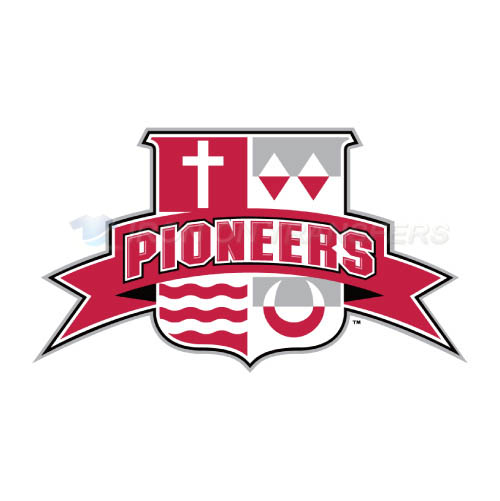 Sacred Heart Pioneers Logo T-shirts Iron On Transfers N6064 - Click Image to Close